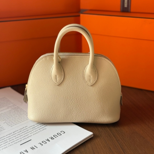 【エルメス HERMES】ボリード1923 ミニ ベトン (8L) シェーブル・ミゾール ゴールド金具（100％手縫）